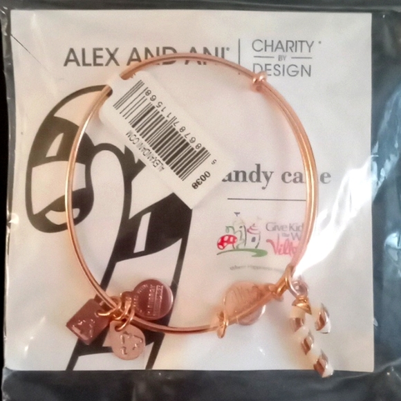 Alex and Ani Jewelry - ALEX AND ANI CHRISTMAS CANDY CANE BRACELET